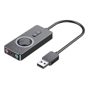 External USB 2.0 Sound Card, CDRBF | Black