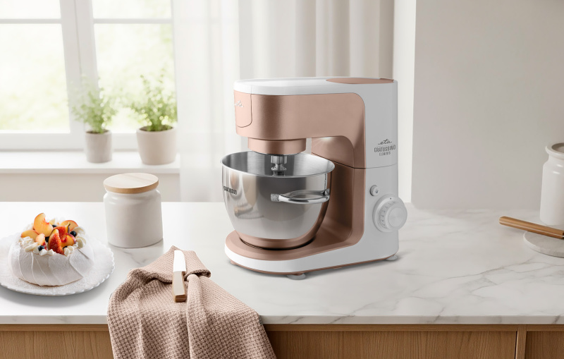 ETA Kitchen machine | Gratussino III Elements 302390210 | 1200 W | Number of speeds 8 | Bowl capacity 4.5 L | White/Rose Gold - Image 14
