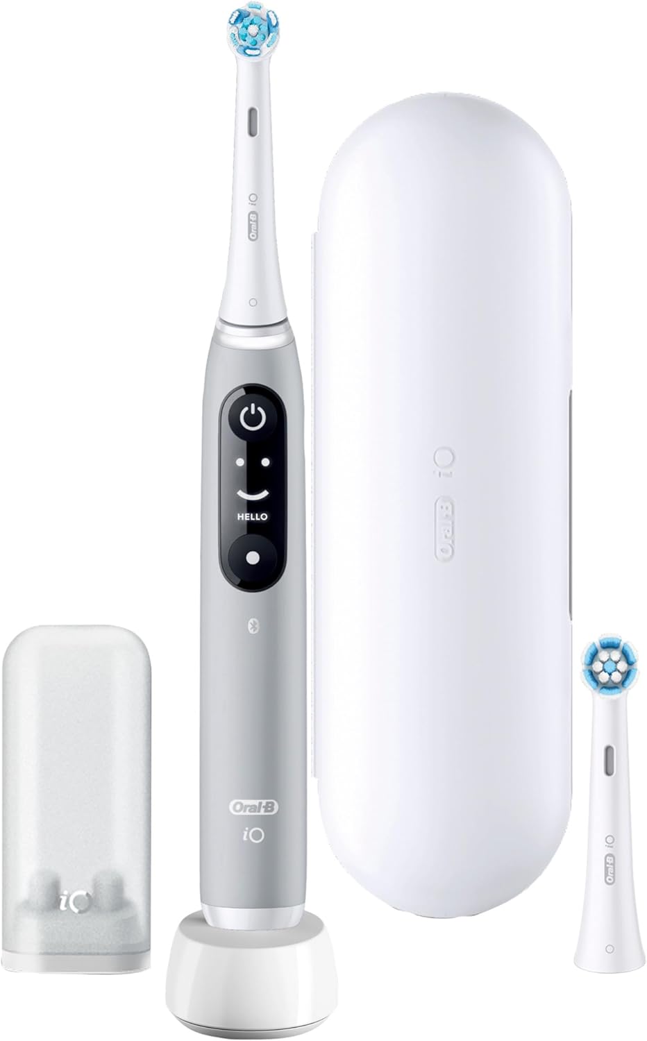 Oral-B Electric Toothbrush | iO6s | Rechargeable | For adults | Number of brush heads included 2 | Number of teeth brushing modes 5 | Grey - Image 2