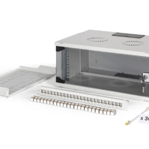 Digitus SOHO Pro network set, 483 mm (19"), 4U, 540 x 400 mm | DN-49200-SET | Light Grey