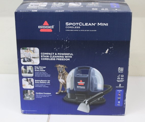 SALE OUT. Bissell SpotClean® Mini Cordless Carpet & Upholstery cleaner | Bissell | Carpet and Upholstery Cleaner | SpotClean Mini | Cordless operating | Washing function | 24 month(s) | 18 V | Operating time (max) 20 min | USED AS DEMO