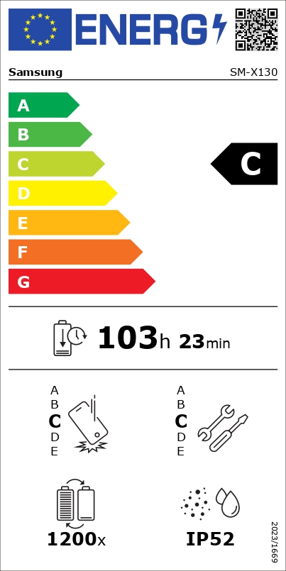 Samsung Galaxy | Tab A11 (X130) | 8.7 " | Grey | TFT LCD | 800 x 1340 pixels | Mediatek | Helio G99 (6 nm) | 4 GB | 64 GB | Wi-Fi | Front camera | Rear camera | Bluetooth | 5.3 | Android | 15
