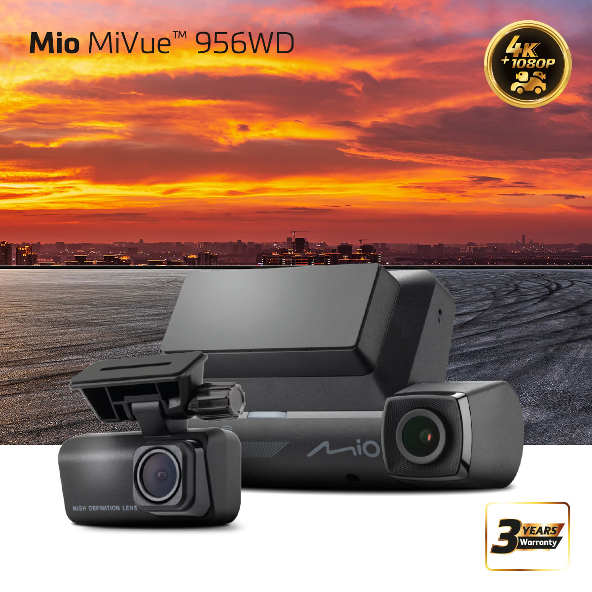 Mio MiVue 956WD Dash Cam | GPS | Wi-Fi - Image 7