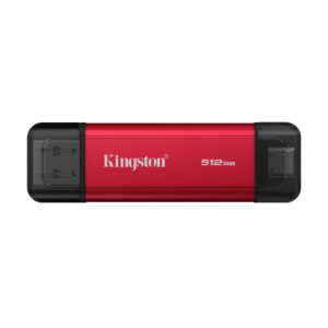 Kingston Dual Portable Solid-State Drive, USB Type-A and Type-C | 512 GB | Solid-state drive interface USB 3.2 Gen 2 | Read speed 1050 MB/s | Write speed 950 MB/s