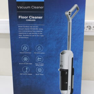 SALE OUT. Midea X10 Wet and Dry Cordless Vacuum Cleaner, Black | Midea Cordless Vacuum Cleaner | X10 Wet and Dry | 220 W | 22.2 V | Operating time (max) 35 min | Black | Warranty 24 month(s) | USED, DIRTY, SCRATCHES