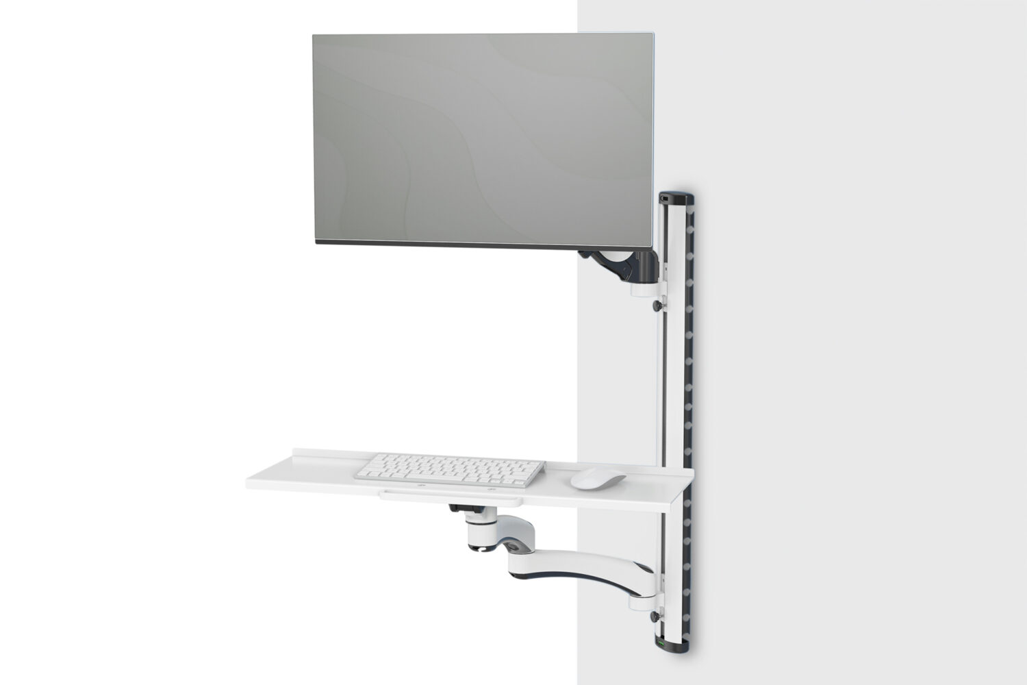 Digitus Wall mount | DA-90451 | Rotate, Swivel | 32 " | Maximum weight (capacity) 8 kg | White/Black - Image 2