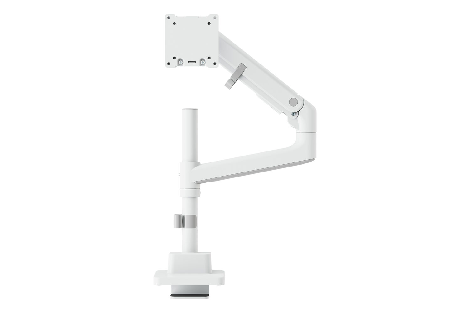 Digitus Desk Mount | DA-90476 Single Monitor Mount | Height, tilt, pivot, rotation, depth | 57 " | Maximum weight (capacity) 27 kg | White - Image 2