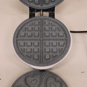 Cecotec Waffle Maker | Fun Gofrestone 3in1 | 700 W | Number of pastry 3 | Waffle/Muffin/Donut | White | MISSING DOUGHTSNUTS   INTERCHANGEABLE PLATE