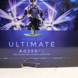 SALE OUT. AOC AG256FS 24,5“, 1920x1080, 16:9,, 80M:1, 1ms, HDMI, Displayport, USB | AOC AG256FS | 25 " | IPS | 390 Hz | 1 ms | 400 cd/m² | Warranty 36 month(s) | DAMAGED PACKAGING