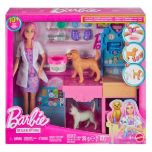 Barbie | Doll veterinarian set, JFX93