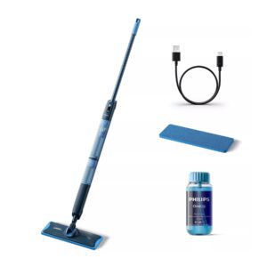 Philips XV5113/01 OneUp 5000 Series Electric Mop, Blue/Black