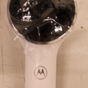 SALE OUT. Motorola VM65X CONNECT 5.0" Full HD Wi-Fi Video Baby Monitor with Crib Mount, White/Gold | Motorola Full HD Wi-Fi Video Baby Monitor with Crib Mount | VM65X CONNECT 5.0" | 5.0" LCD colour display with 480 x 272 resolution; Lullabies; Room temperature monitoring; Infrared night vision; LED sound level indicator; Wi-Fi connectivity for on-the-go viewing; 2.4GHz FHSS  wireless technology for in-home viewing; Digital pan, tilt and zoom; High sensitivity microphone; Rechargeable parent unit; Secure and private connection; Over-the-crib mount; Flexible magnetic mount | White/Gold | DEMO