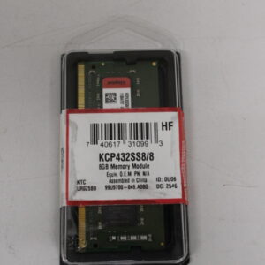 Kingston 8 GB | DDR4 | 3200 MHz | Notebook | Registered No | ECC No | UNPACKED