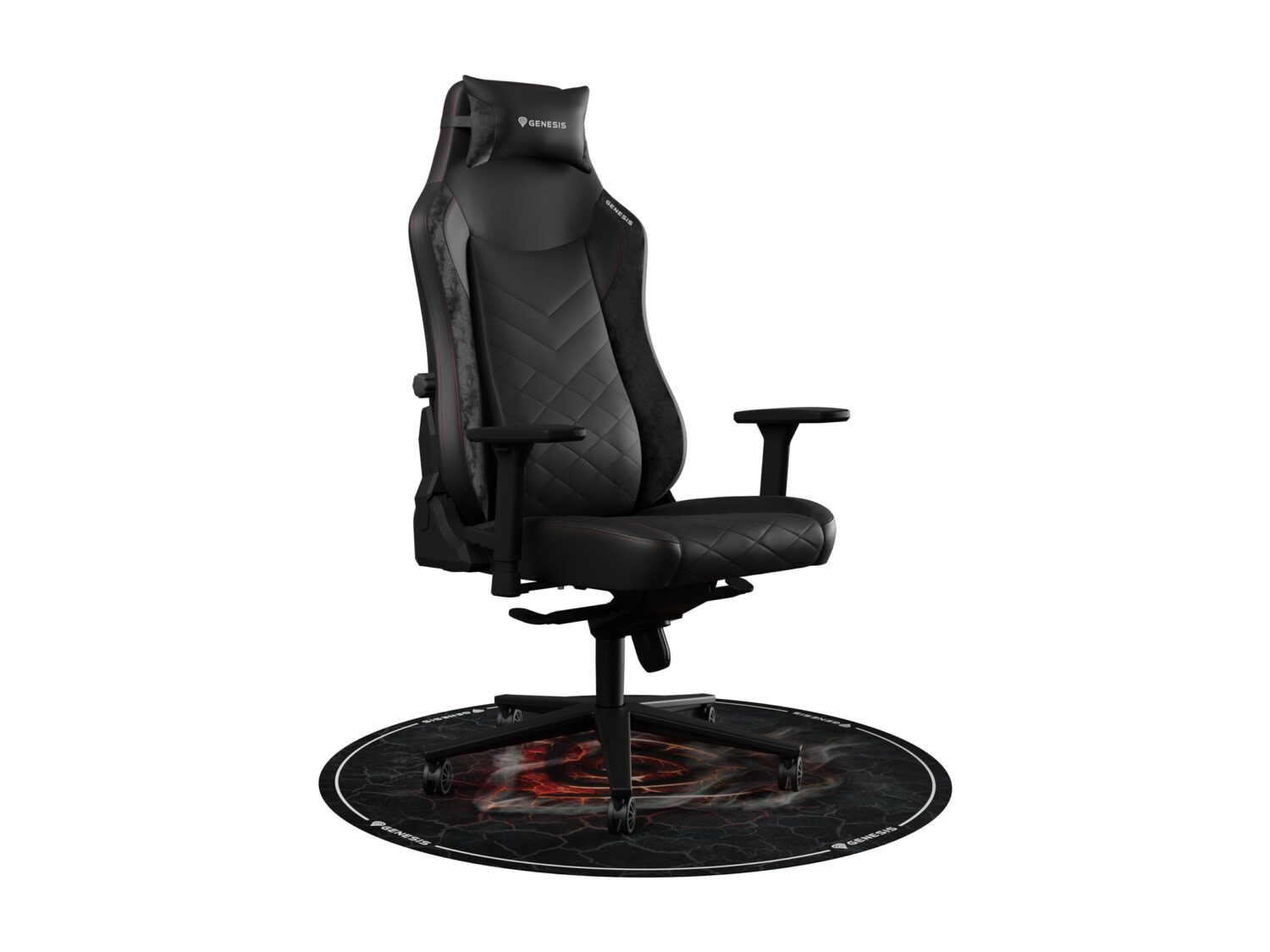 Genesis Tellur 400 Round Lava Floor Mat | Black - Image 10