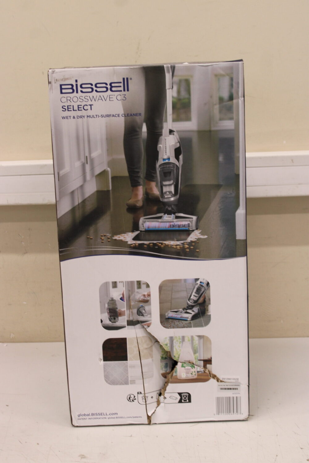 SALE OUT. Bissell Vacuum Cleaner | CrossWave C3 Select | Corded operating | Handstick | Washing function | 560 W | - V | Black/Titanium/Blue | Warranty 24 month(s) | DAMAGED PACKAGING - Image 6