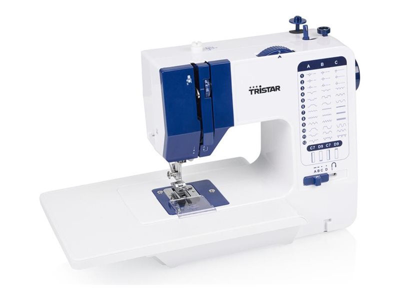 Tristar Sewing machine | SM-6005 | Number of stitches 38 | Number of buttonholes 1 | White/Blue - Image 4