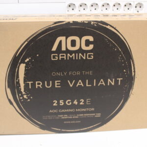 AOC | 25G42E | 25 " | IPS | FHD | 16:9 | 180 Hz | 1 ms | 1920 x 1080 pixels | 300 cd/m² | HDMI ports quantity 1 | Black | Warranty 36 month(s) | DAMAGED PACKAGING