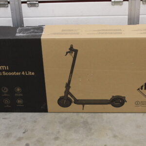 SALE OUT. Xiaomi Electric Scooter 4 Lite EU | SALE OUT. Xiaomi Electric Scooter 4 Lite EU | 300 W | 25 km/h | 8.5 " | 6 month(s) | Black | DEMO, MISSING INNER PACKAGING