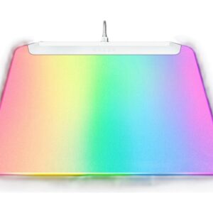 Razer RGB Gaming Mouse Mat | Firefly V2 Pro | Phantom White Edition