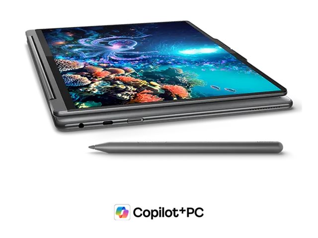 Lenovo Yoga 9 2-in-1 14ILL10 | Luna Grey | 14 " | OLED | Touchscreen | 2.8K WQXGA+ | 2880 x 1800 pixels | Intel Core Ultra 7 | 258V | 32 GB | Soldered LPDDR5x | Solid-state drive capacity 1000 GB | Intel Arc Graphics 140V | Windows 11 Pro | 802.11be | Bluetooth version 5.4 | Keyboard language English | Keyboard backlit | Warranty 24 month(s) | Battery warranty 12 month(s) - Image 45