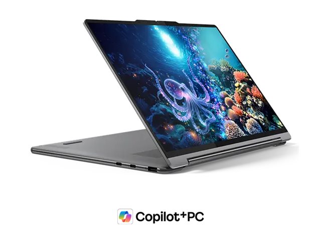 Lenovo Yoga 9 2-in-1 14ILL10 | Luna Grey | 14 " | OLED | Touchscreen | 2.8K WQXGA+ | 2880 x 1800 pixels | Intel Core Ultra 7 | 258V | 32 GB | Soldered LPDDR5x | Solid-state drive capacity 1000 GB | Intel Arc Graphics 140V | Windows 11 Pro | 802.11be | Bluetooth version 5.4 | Keyboard language English | Keyboard backlit | Warranty 24 month(s) | Battery warranty 12 month(s) - Image 44