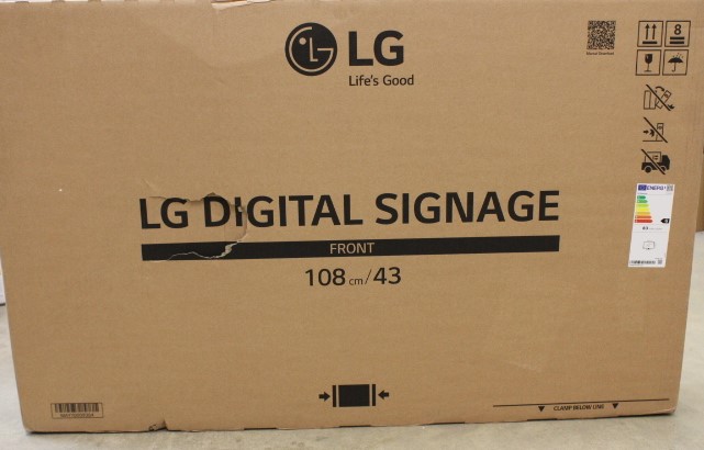 SALE OUT. LG 43UH5N-M 43“ 3840x2160/m2/16:9/8ms/HDMI | LG 43UH5N-M | 43 " | Landscape/Portrait | 24/7 | webOS | Wi-Fi | DAMAGED PACKAGING | 500 cd/m² | 8 ms | 178 ° | 178 °