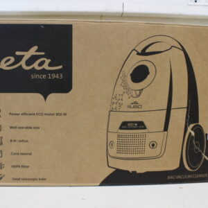SALE OUT. ETA ETA049190010 Rubio Bagged Vacuum Cleaner, 850W, dust bag capacity 2L, HEPA filter, Red | SALE OUT. ETA Vacuum cleaner | Rubio ETA049190010 | Bagged | Power 850 W | Dust capacity 2 L | Red | DAMAGED PACKAGING